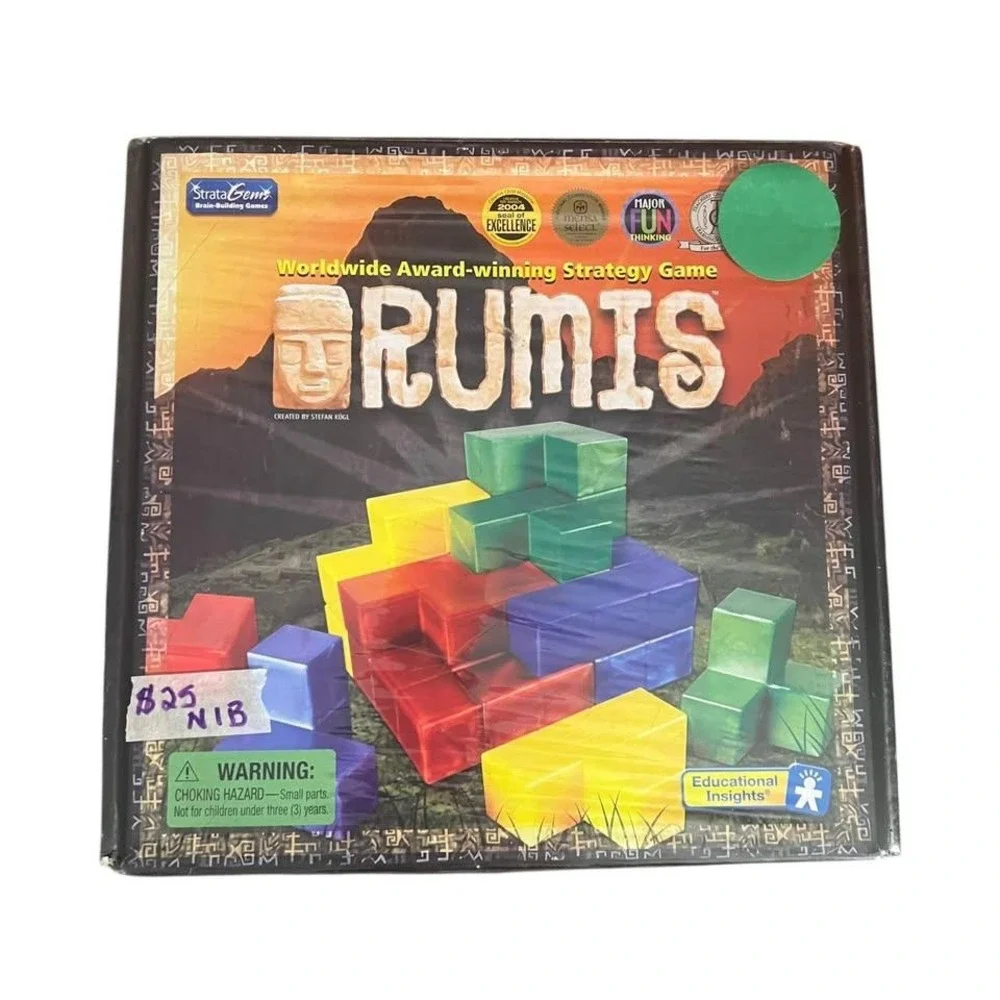 Rumis Educational Insights 2006 Kids Strategy Stones Pyramids Inca SEALED - READ